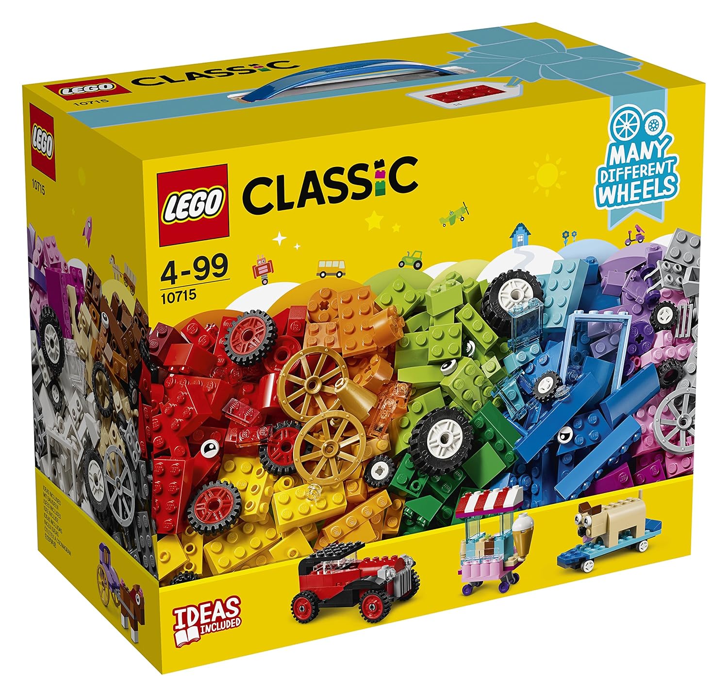 LEGO Classic Lego Ladrillos sobre ruedas