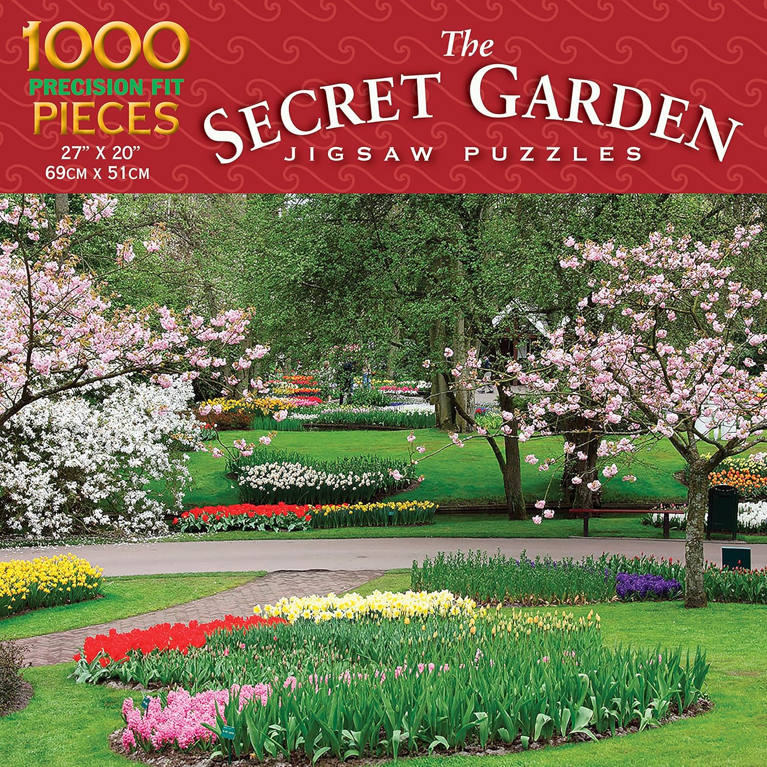 Luv-it Puzzles The Secret Garden - Spring Garden Jigsaw Puzzle (1000 Piece)