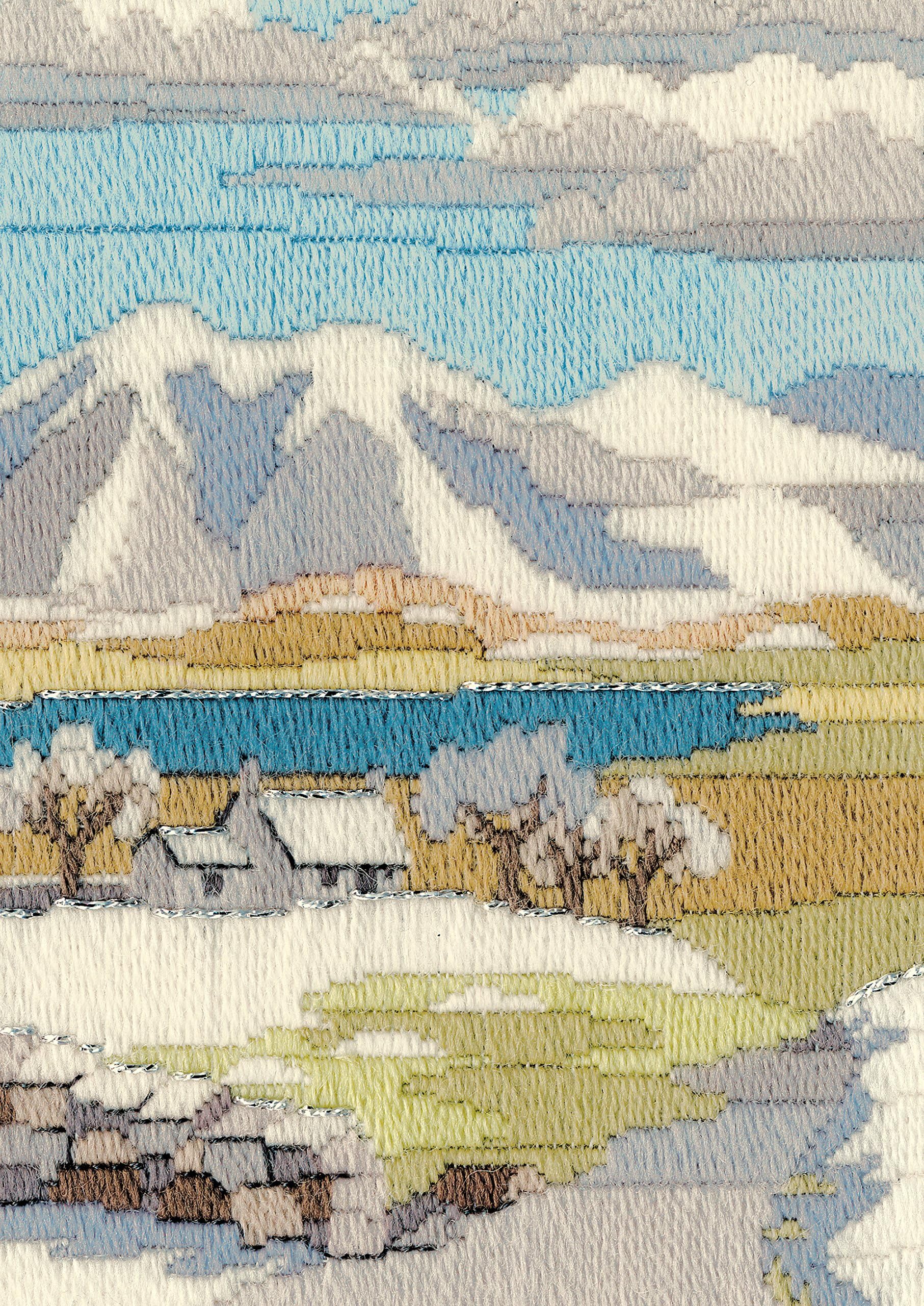 Mountain Winter Long Stitch Kit
