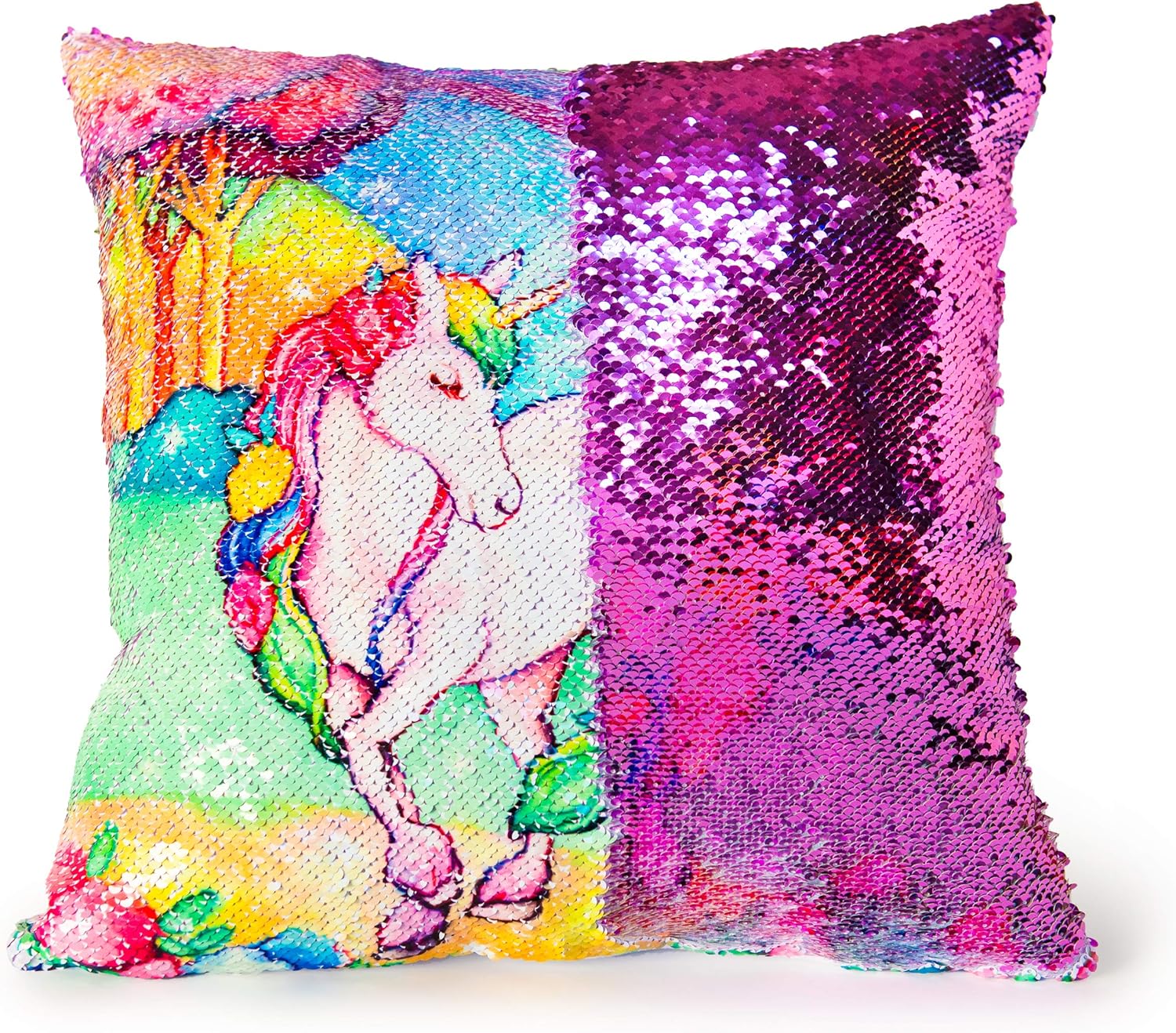 unicorn sparkle pillow