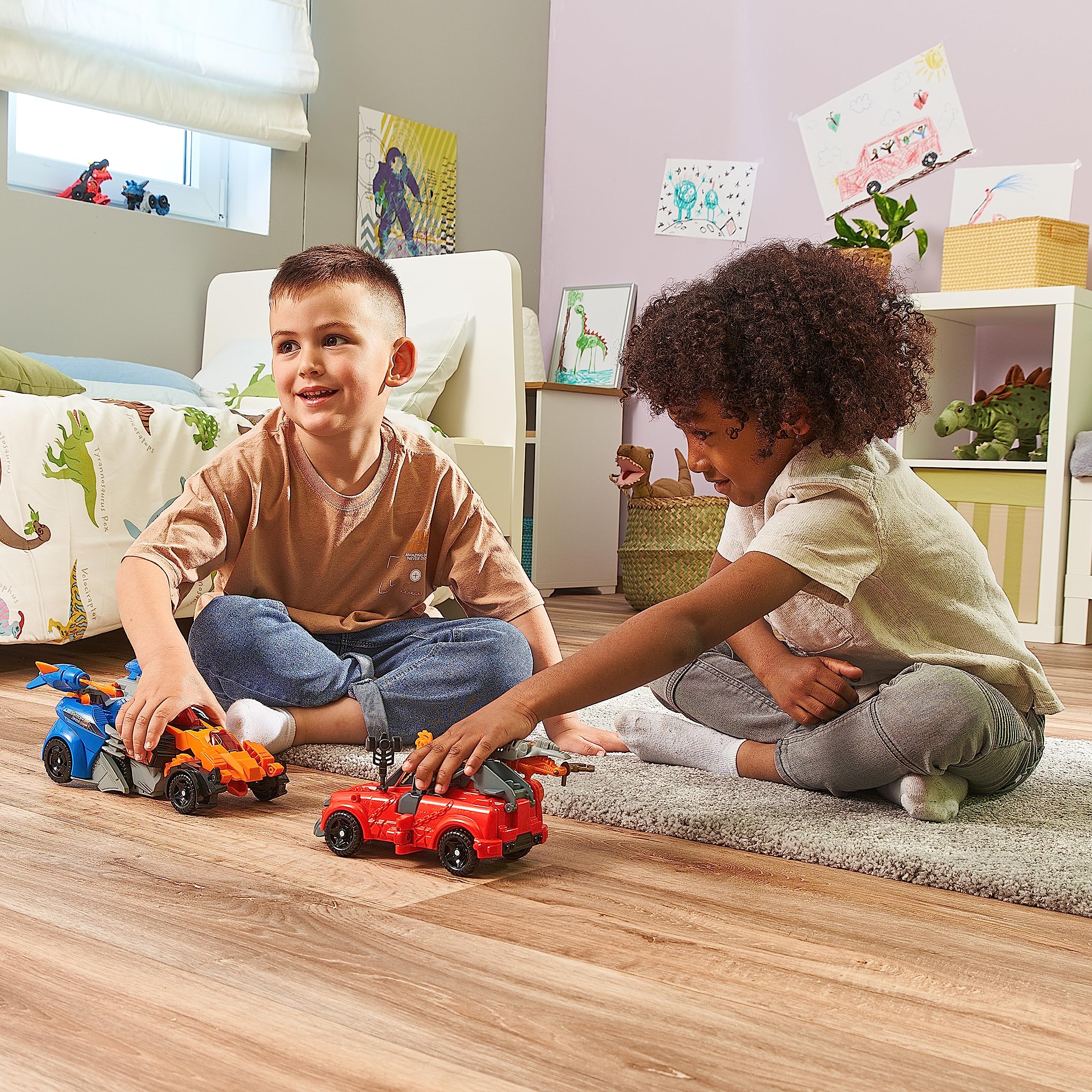 Vtech Switch and Go Dinos Spinosaurus und Pterodaktylus – Dino-Auto-Transformer – 2-in-1 Spielzeug mit Dinostimme, Geräusch- und Lichteffekten – Für Kinder von 3-8 Jahren 8