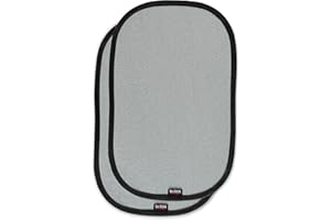 Britax EZ-Cling Car Window Sun Shades, 2 Pack | UPF 30+ Protection, Glare and Heat + Easy Install and Removal