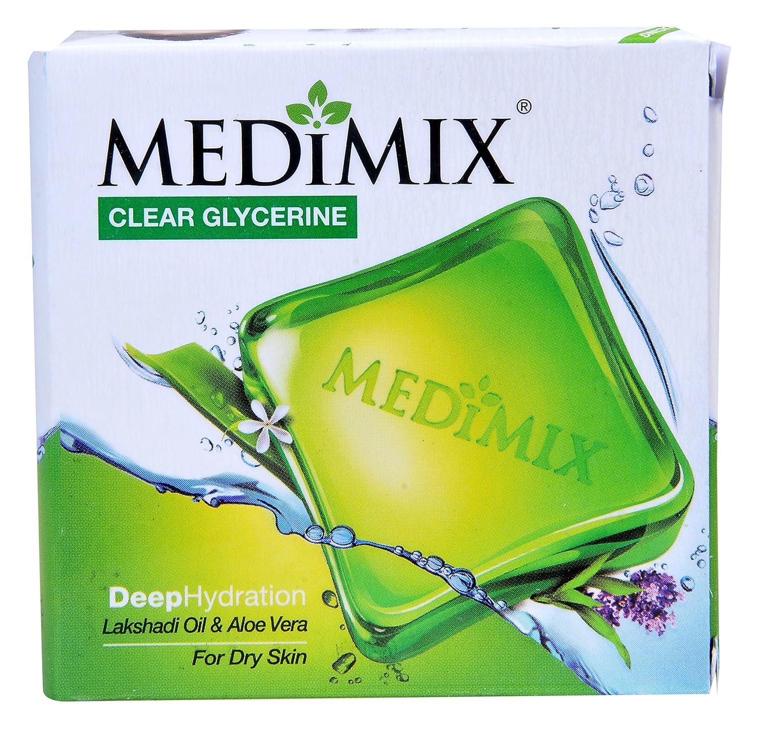 Amazon Com Pack Of 3 Medimix Clear Glycerine Deep Hydration Lakshadi Oil Aloe Vera For Dry Skin 100g Beauty