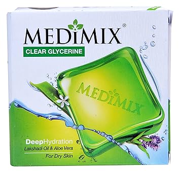 Buy Medimix Soap Clear Glycerine Deep Hydration Lakshadi Oil And Aloe Vera 100g Online At Low Prices In India Amazon In