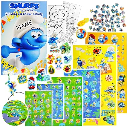 allesmeine.de GmbH 500 TLG. XXL Set Aufkleber / Sticker & Malbuch