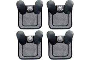 DOWN UNDER OUTDOORS 4 Pack Medium-Large Saddles with Adjustable Straps, Poultry Saver, Protector, Apron, Supplies, Care Products (Grey Mesh)…