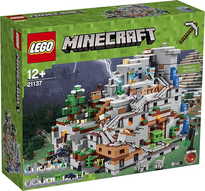 LEGO Minecraft 21137 la Montaña Cueva construcción Juguete: Amazon.es: Juguetes y juegos