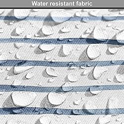 Ambesonne Harbour Stripe Fabric by The
