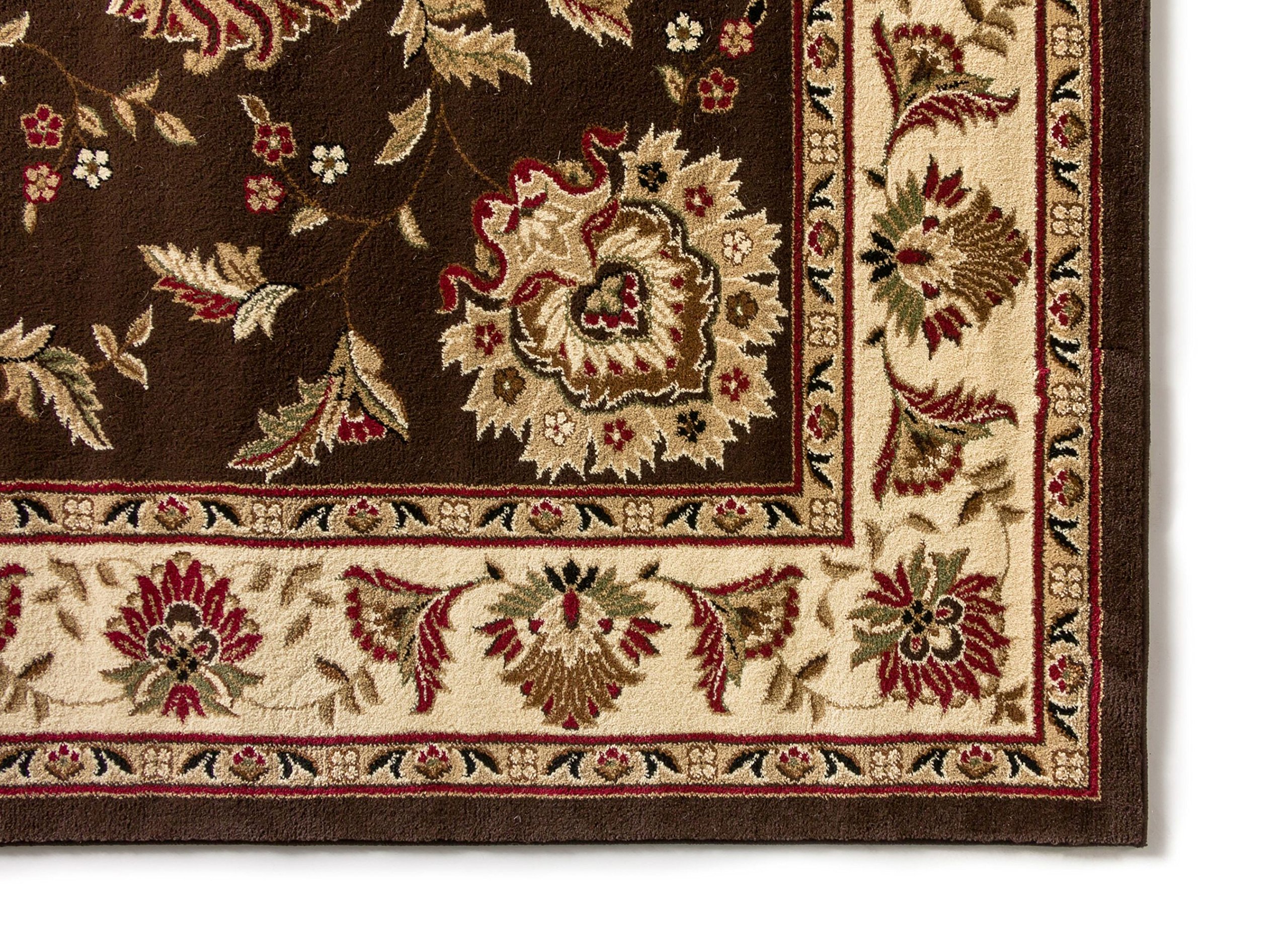 Well Woven 36074 Timeless Abbasi Traditional Persian Oriental Brown Area Rug 3'11" x 5'3"