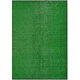 Garland Rug Artificial Grass 7 Ft. X 10 Ft. Large Indoor/Outdoor Area Rug Green -Lush Green, Durable, and Low-Maintenance for Patios, Lawns, and More