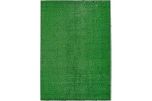 Garland Rug Artificial Grass 7 Ft. X 10 Ft. Large Indoor/Outdoor Area Rug Green -Lush Green, Durable, and Low-Maintenance for Patios, Lawns, and More