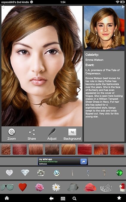 Amazon Com Ultimate Hairstyle Try On Appstore For Android