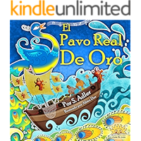 Children's Spanish book: "EL PAVO REAL DE ORO": Libro en Español niños 3-8(Spanish Edition)animales ebook (Children's… book cover