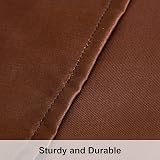 NTBAY Satin Standard Pillowcases 2 Pack 20x26 Brown Envelope Closure view 3