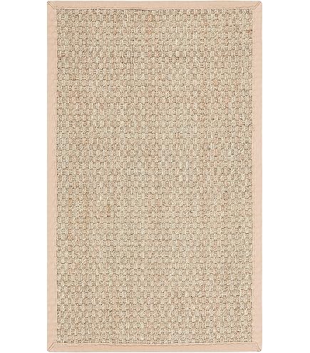 SAFAVIEH Natural Fiber Round Collection 10' Round Natural NFB250A Handmade Boho Country Charm Jute Area Rug