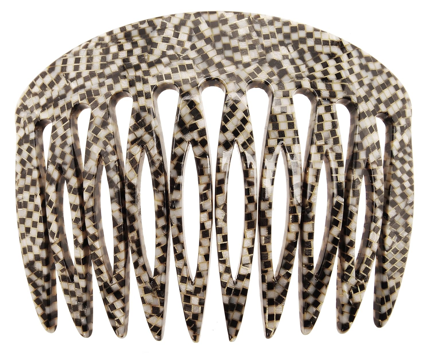 France Luxe Classic European Side Comb - Onyx : Decorative Hair Combs : Beauty
