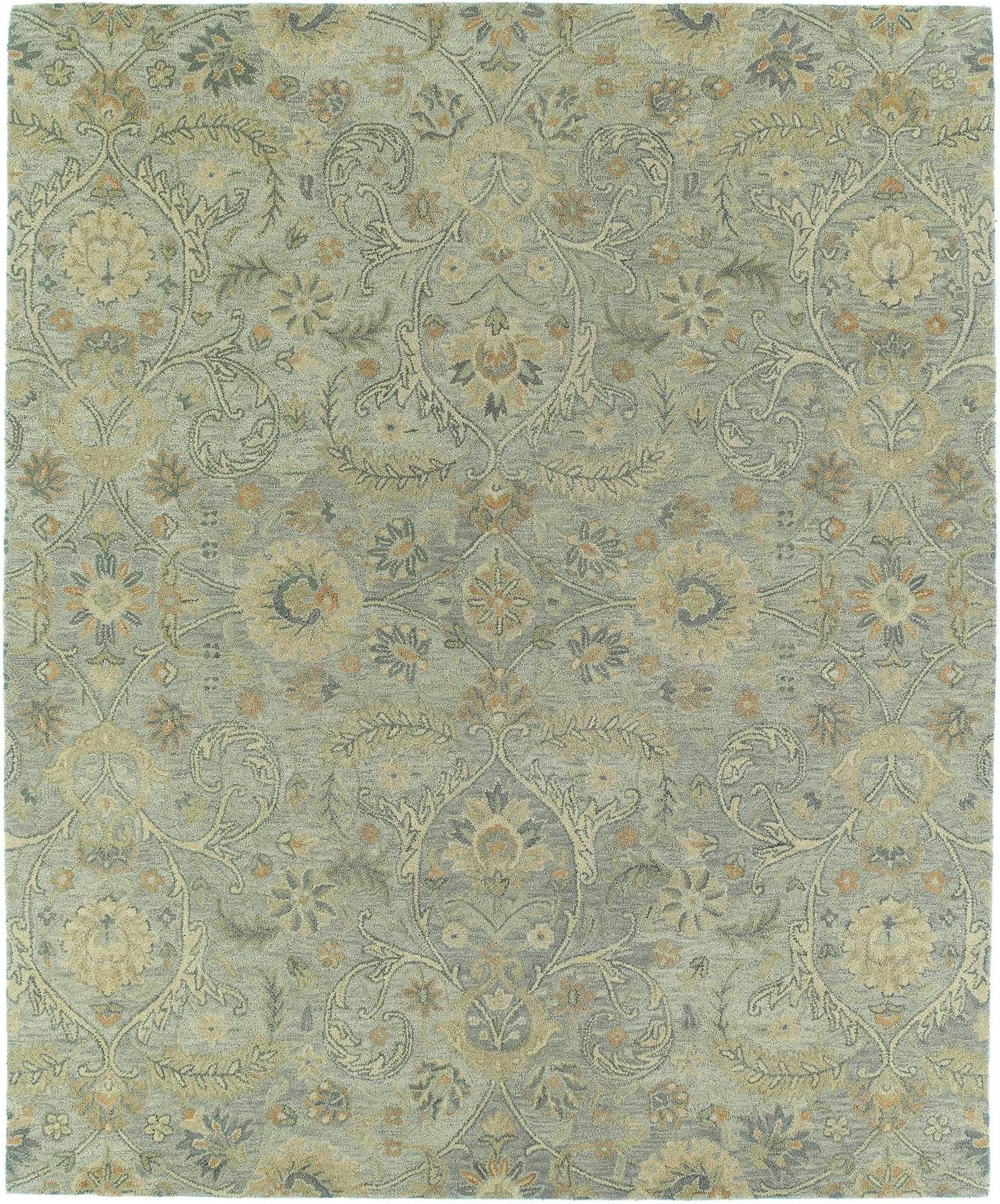 Kaleen Rugs Helena Collection 3200-77 Silver Hand Tufted 2' x 3' Rug