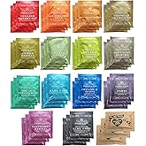 Harney & Sons Assorted Tea Bag Sampler Bundle 42 Count With Honey Crystal Packs Great for Birthday, Hostess and Co-worker Gifts, Tea Set Gifts, Tea Variety Pack