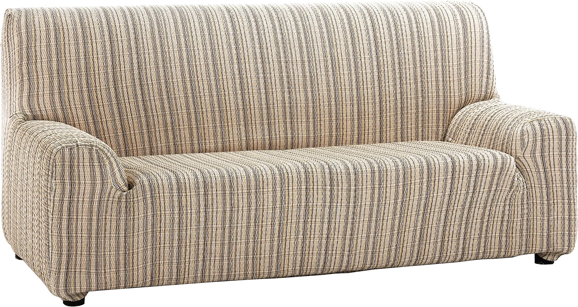 Martina Home Mejico - Elastic Sofa Cover 1 Plaza, 70 a 110 cm de ancho beige
