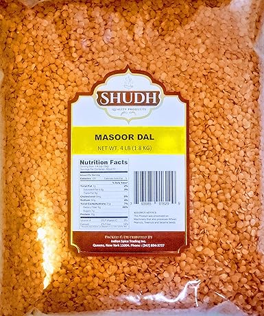 Download Amazon Com Masoor Dal Red Split Lentils 4lb Grocery Gourmet Food PSD Mockup Templates