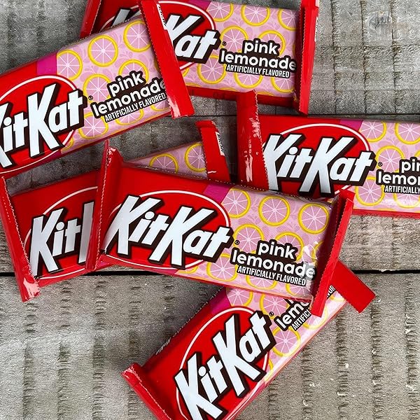 PINK LEMONADE CRISP WAFERS 5 POUNDS APPROX 75 PIECES – CANDY BARS CANDY CHOCOLATE BARS – LIMITED EDITION FLAVOR – INDIVIDUALLY WRAPPED SNACKS – WAFERS BULK