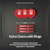 FOCO Liverpool FC Steel Tip Brass Darts Set 22g with Flights Stems Wallet view 4