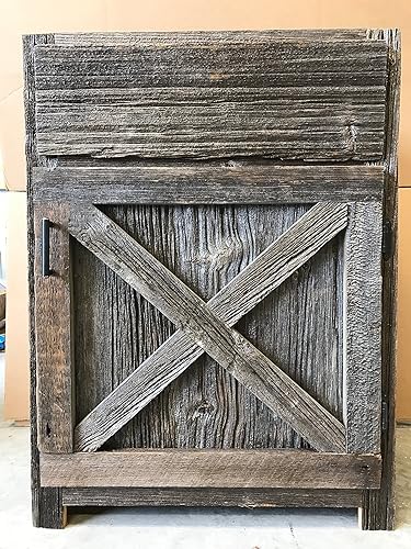 Amazon Com Bathroom Vanity Rustic Aged Weathered Barn Wood