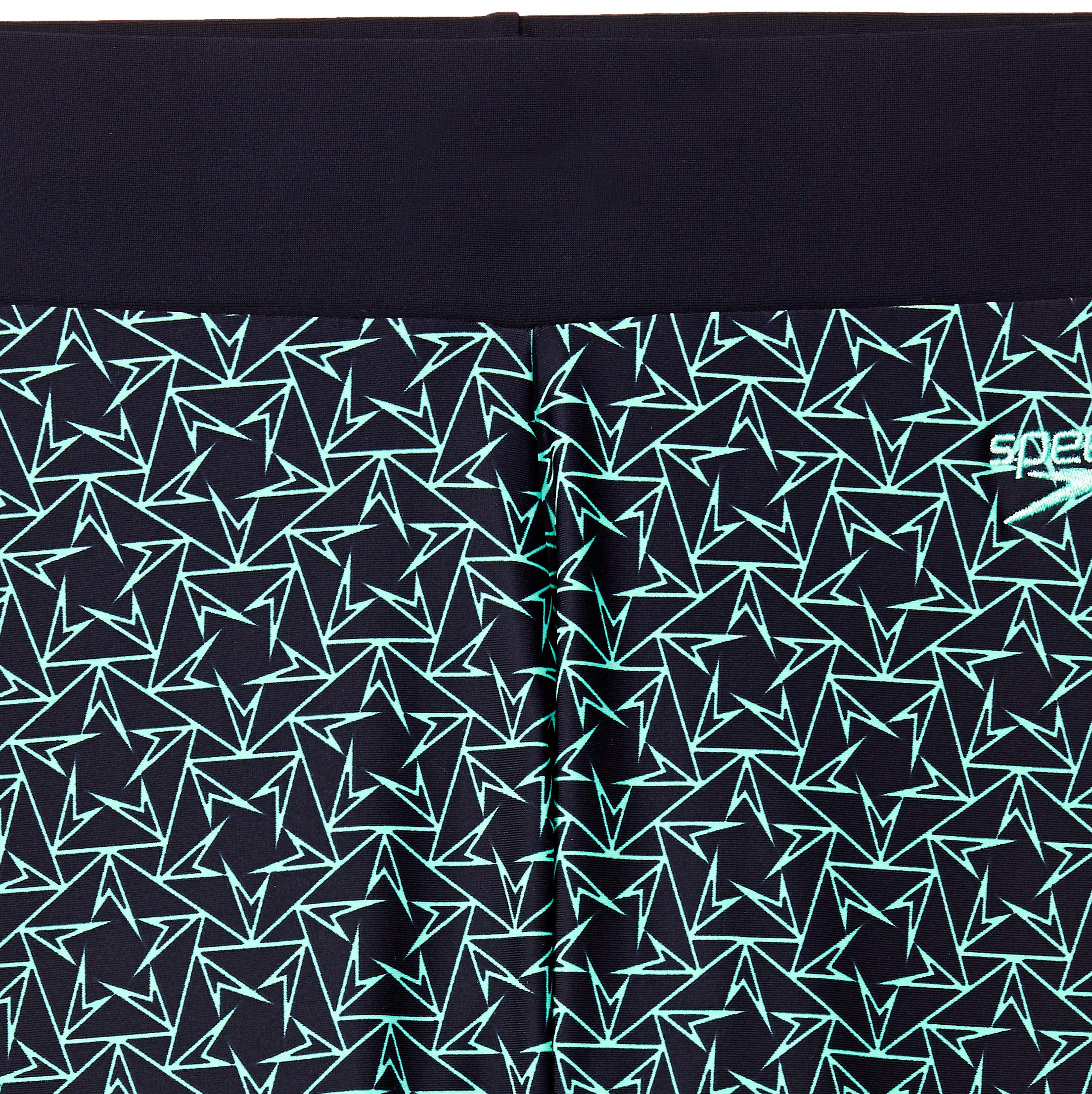 Speedo Boomstar All Over Printed Active Capri Girls Swimactive, True Navy, 08Y 2