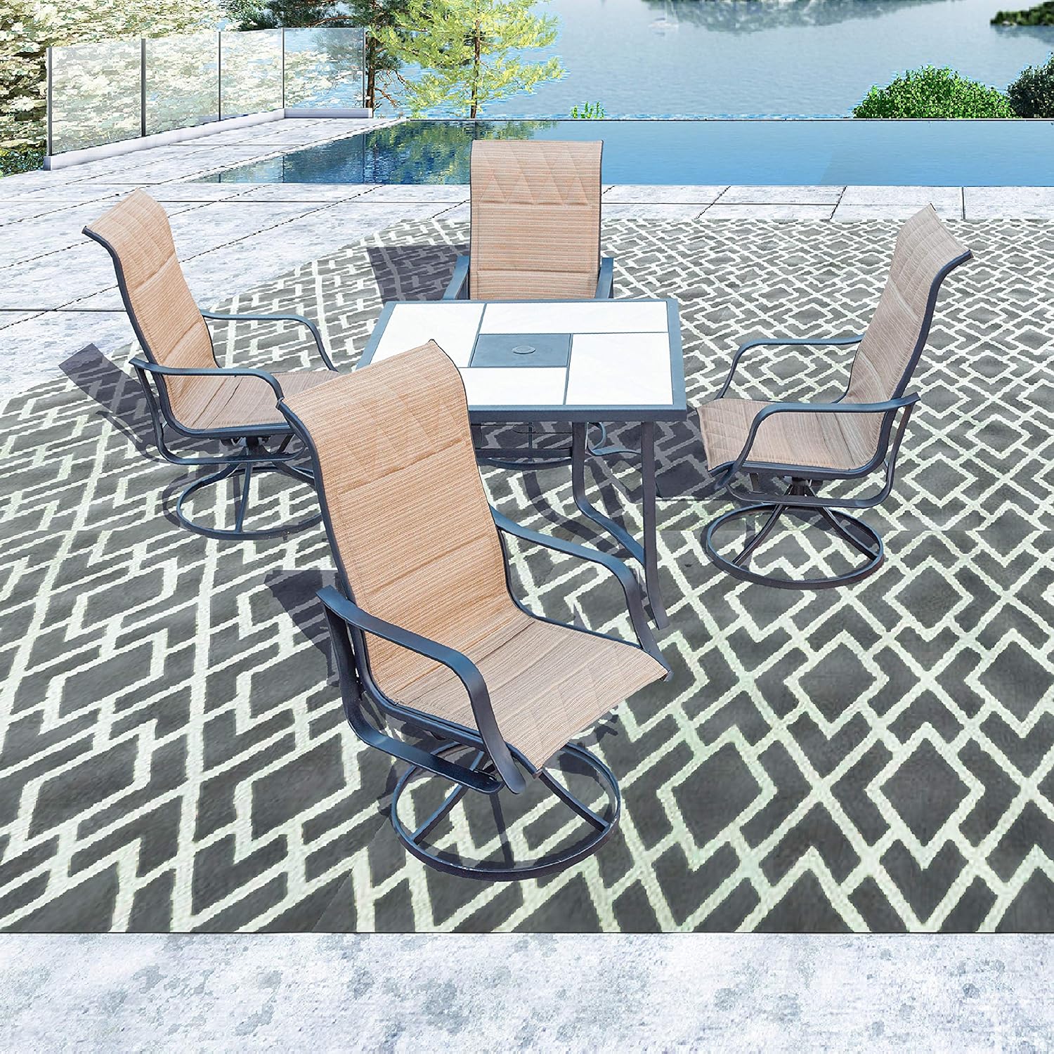 Best outdoor bistro sets patio furniture set table 3 piece bar height