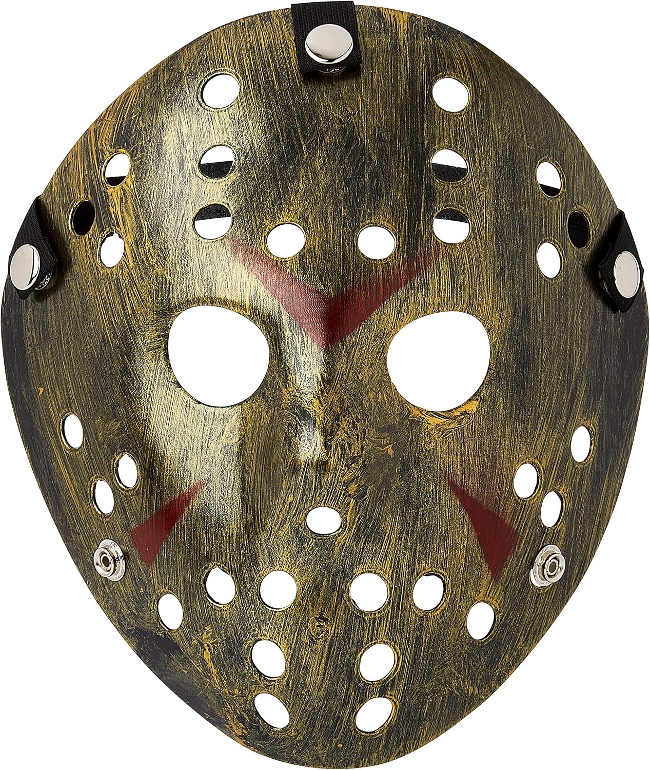 UltraByEasyPeasyStore Ultra Scary Halloween Hockey Mask, Horror Costume & Adults and Kids, Halloween Parties and Events