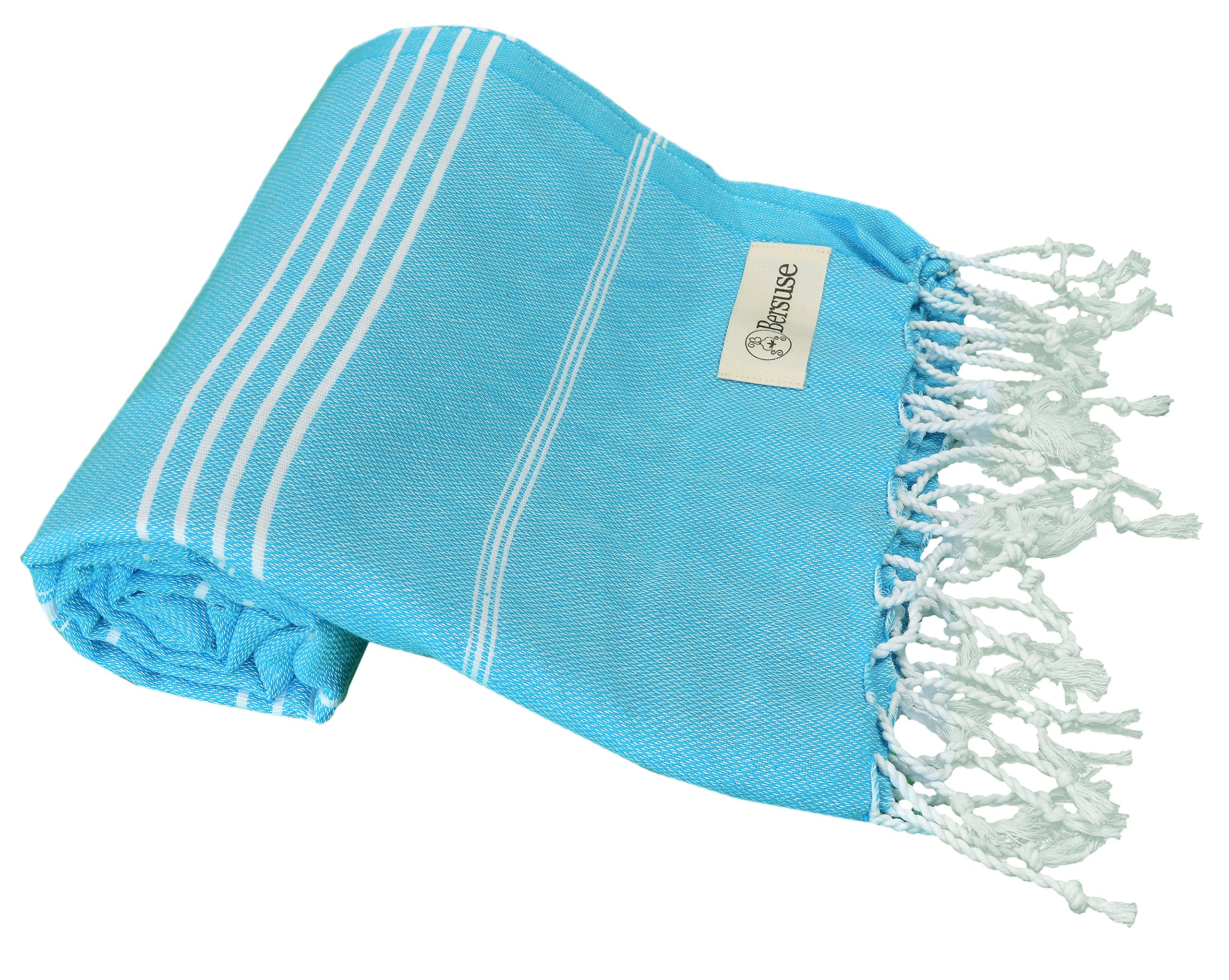 Bersuse 100% Cotton - Anatolia Turkish Towel - Turquoise
