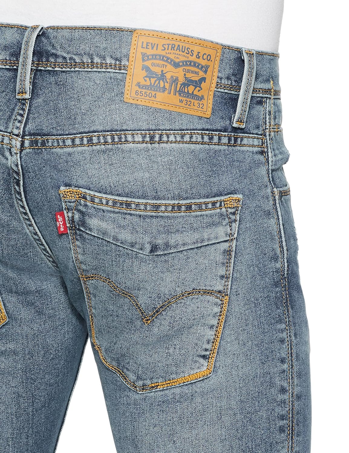 levi's men's (65504) skinny fit jeans