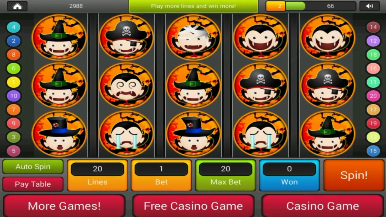 Viva Vampire Slots in Gamehouse Casino Las Vegas Halloween Games for Android & Kindle Fire Free