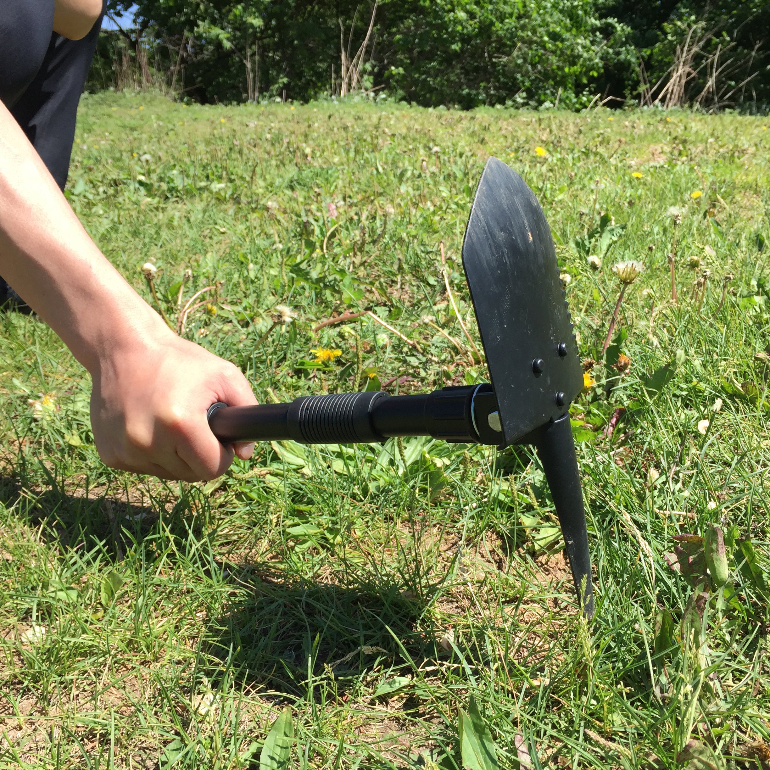 KingCamp Multifunction Portable Outdoor Folding Shovel for Hiking Hunting Fishing Gardening (Mini Folding Shovel)