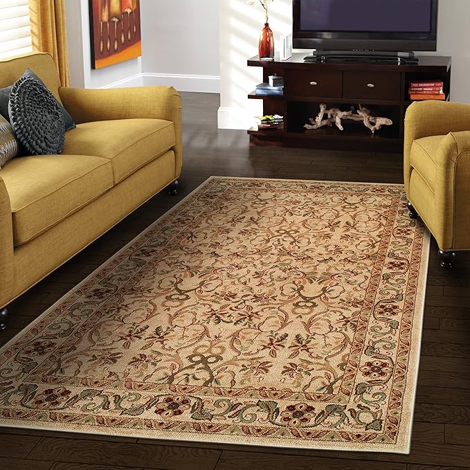 Superior Elegant Heritage Area Rug Collection 5X8 Ivory Amazon.ca