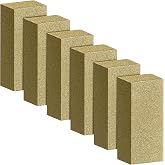 WINTACK Fire Bricks, 9"x4.5"x2.5" Upgrade Material Firebricks for Wood Stoves and Fireplaces, High Temperature Resistant Light Weight Bricks for Woodstoves, 6 Pieces