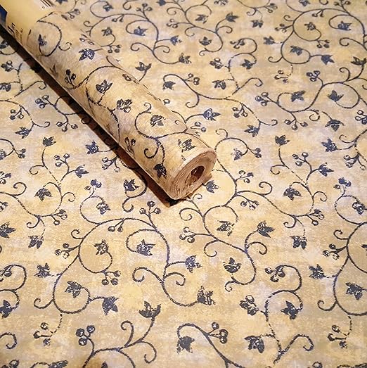 Amazon Com Classic Touch Zip Tac Blue Ivy Shelf Liner Contact