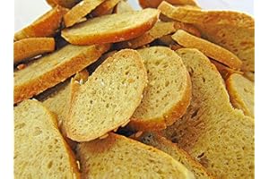 Low Carb Sea Salt and Garlic Bagel Chips - Fresh Baked - LC Foods - All Natural - No Sugar - High Protein - Diabetic Friendly - Low Carb Bagel Chips