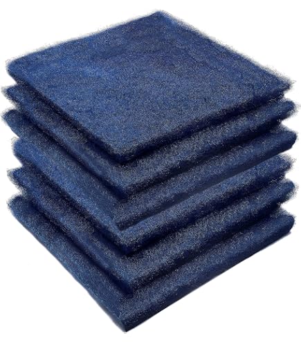 CNZ Japanische Filtermatte Für Koiteich – 30,5 X 30,5 Cm, 3,8 Cm Dick, 6 Stück, Biologisches Filtermaterial