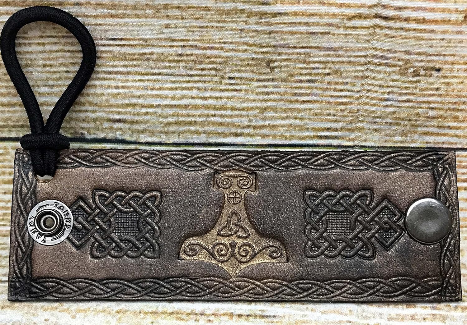 Amazon Com Distressed Bronze Viking Thor S Hammer Hand Painted