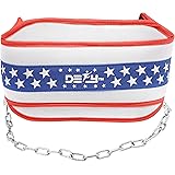 DEFY Premium Double Padded Neoprene Dip Belt with 32" Heavy Duty Steel Chain for Power Lifting, Bodybuilding, Strength & Trai