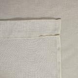 Home Brilliant Short Linen Look Sheer Curtains 2 Panels 54x45 Inch view 6