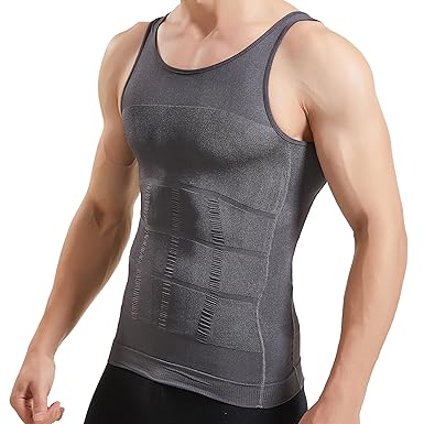 Sport Fitness Bodyshaper Bauchweg Body Shaper Figurformendes Unterhemd Fur Manner Hanerdun Kompressionsunterwasche Tank Top Herren Yogatini De
