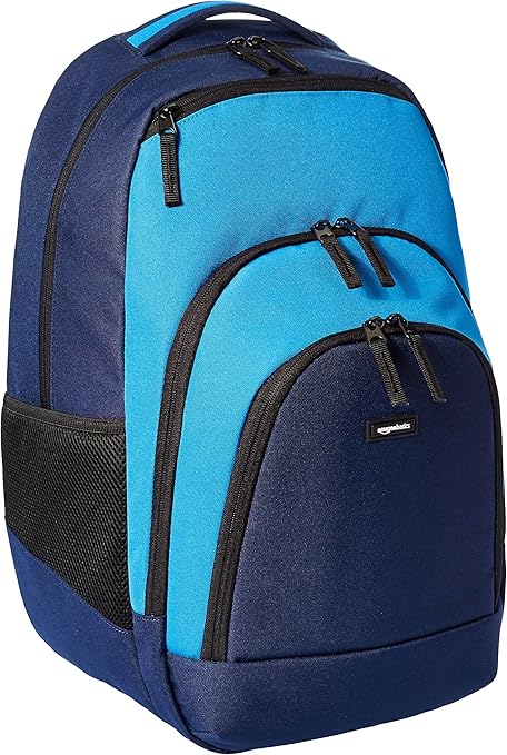 blue backpack