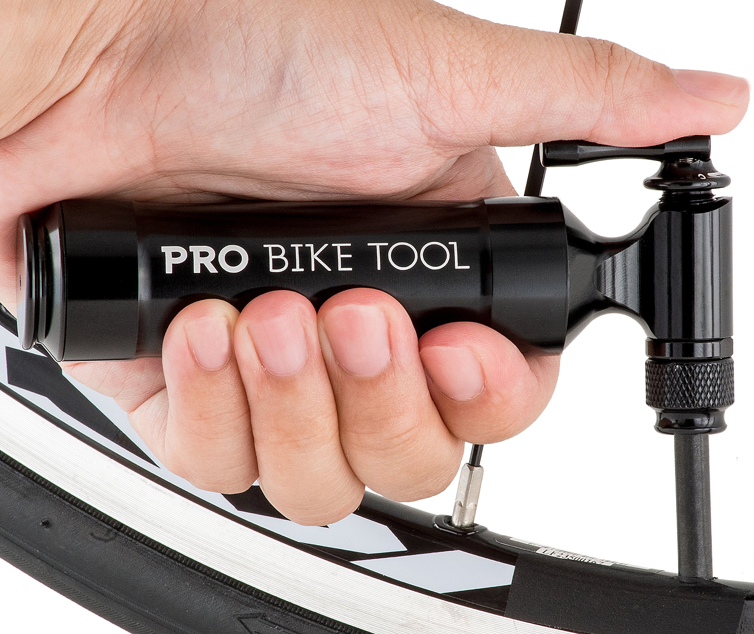 CO2 Inflator with Cartridge Storage Canister by Pro Bike Tool Quick