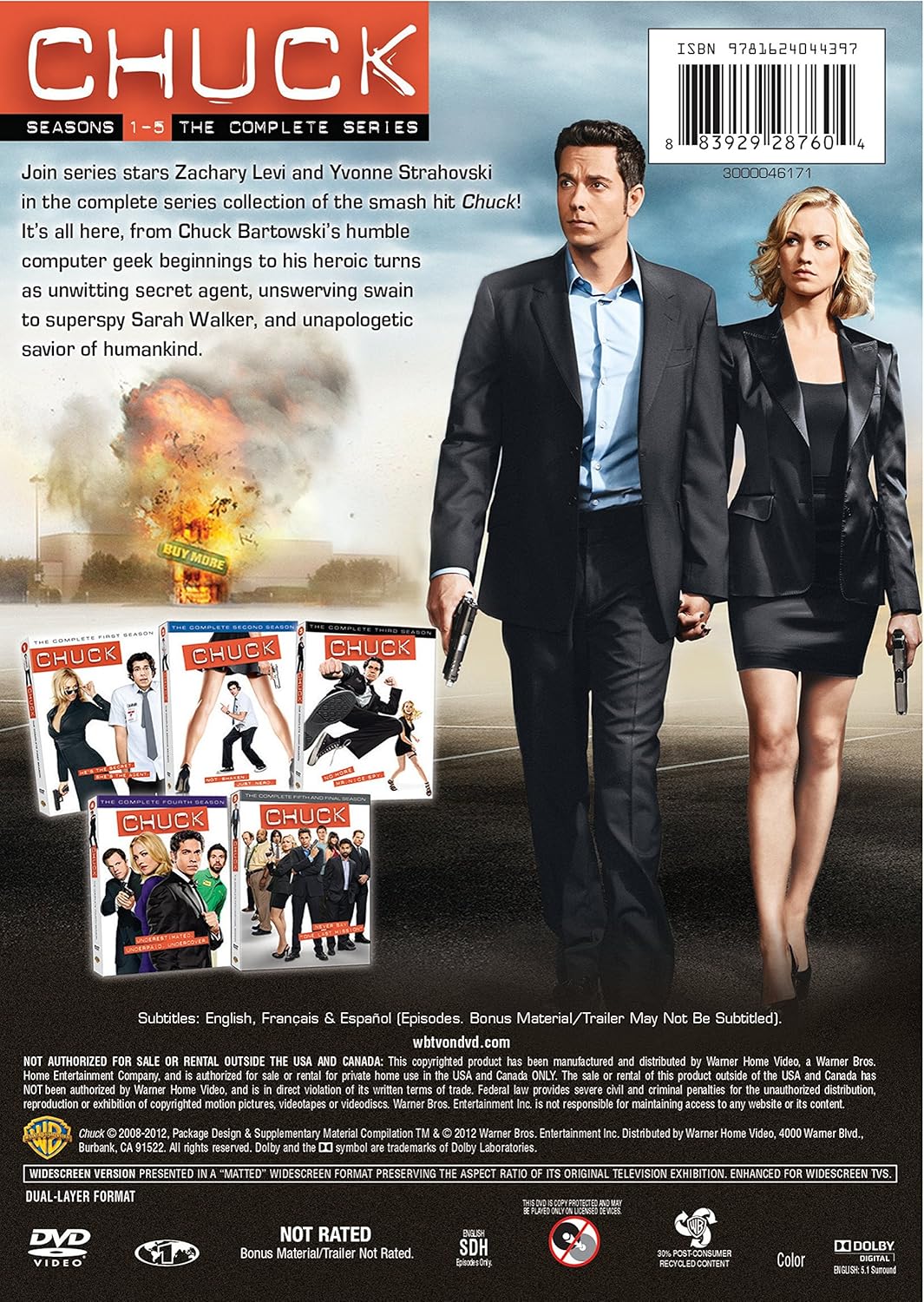 Amazon Com Chuck The Complete Series Collector Set Dvd Various Various Movies Tv