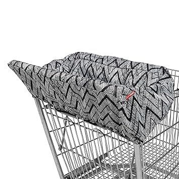 Amazon.com : Skip Hop Shopping Cart and Baby High Chair Cover, Take Cover, Zig Zag Zebra : Baby