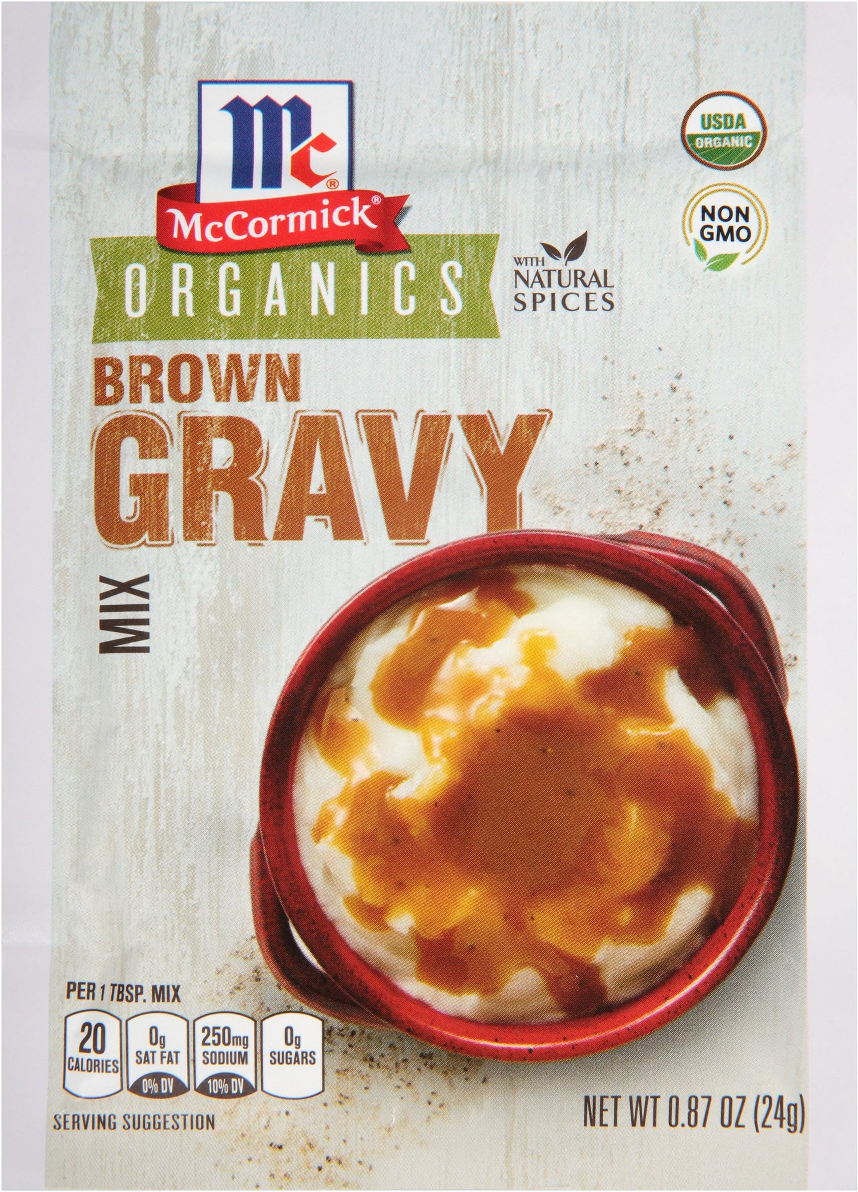 McCormick Organic Brown Gravy Mix, 0.87 oz