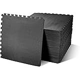 BalanceFrom Puzzle Exercise Mat with EVA Foam Interlocking Tiles