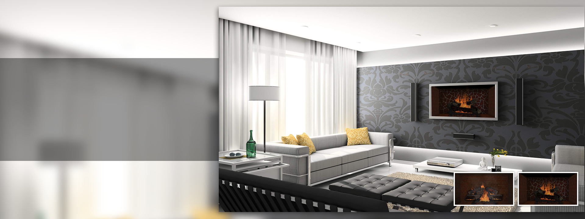 Romantic Firefly HD - Fireplace Wallpaper & Themes